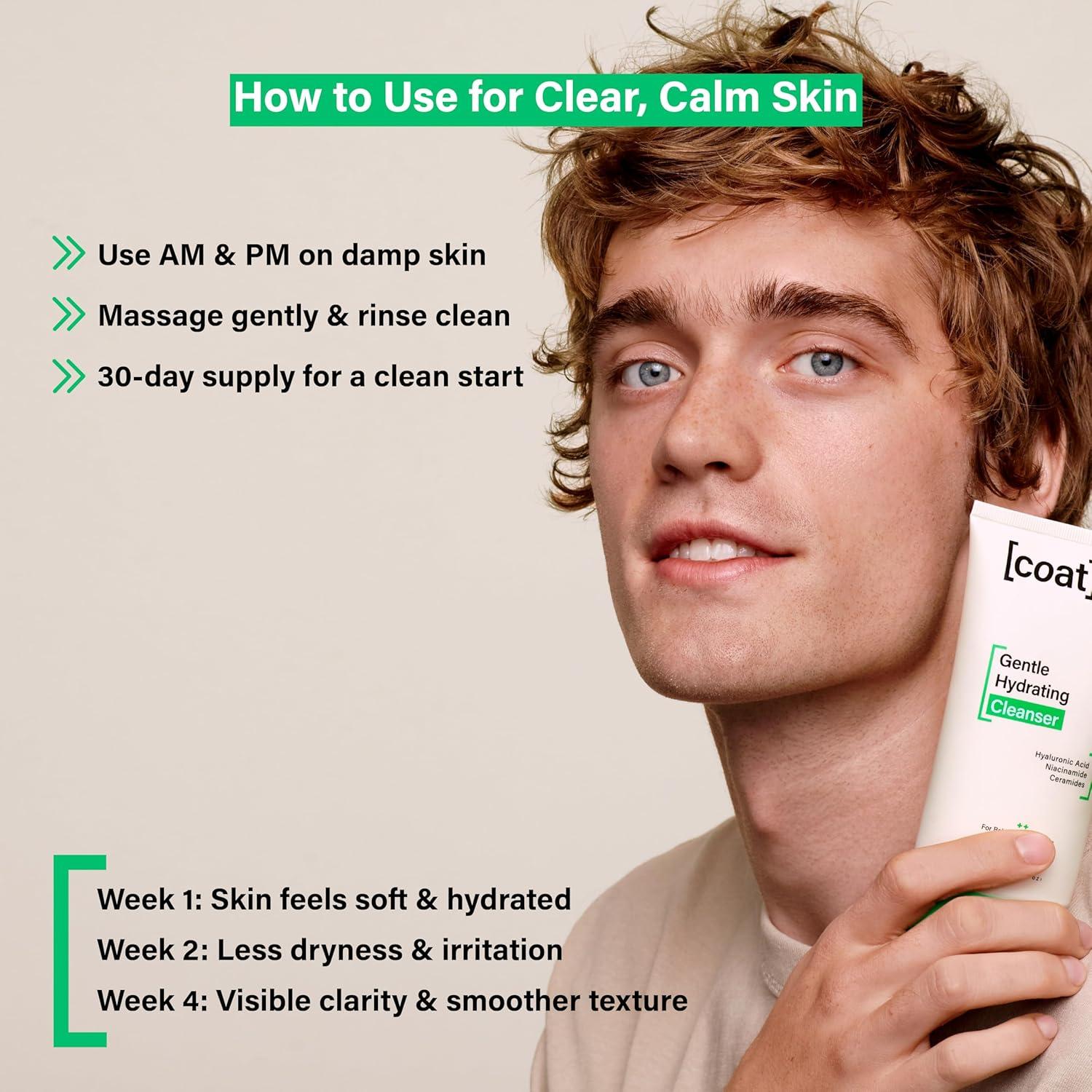 Limpiador Facial Hidratante COATS 143g - Sin Fragancia, Vegano