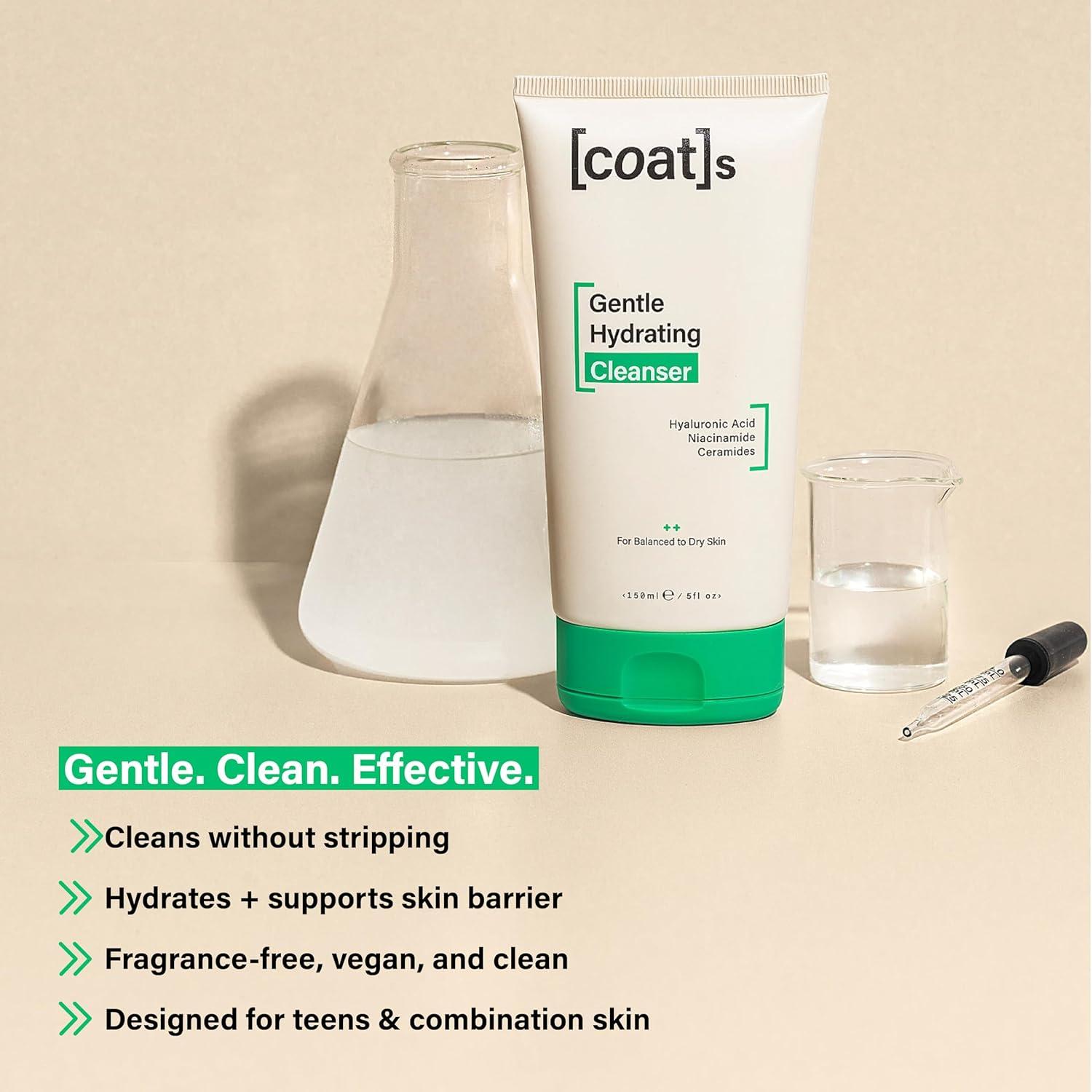 Limpiador Facial Hidratante COATS 143g - Sin Fragancia, Vegano