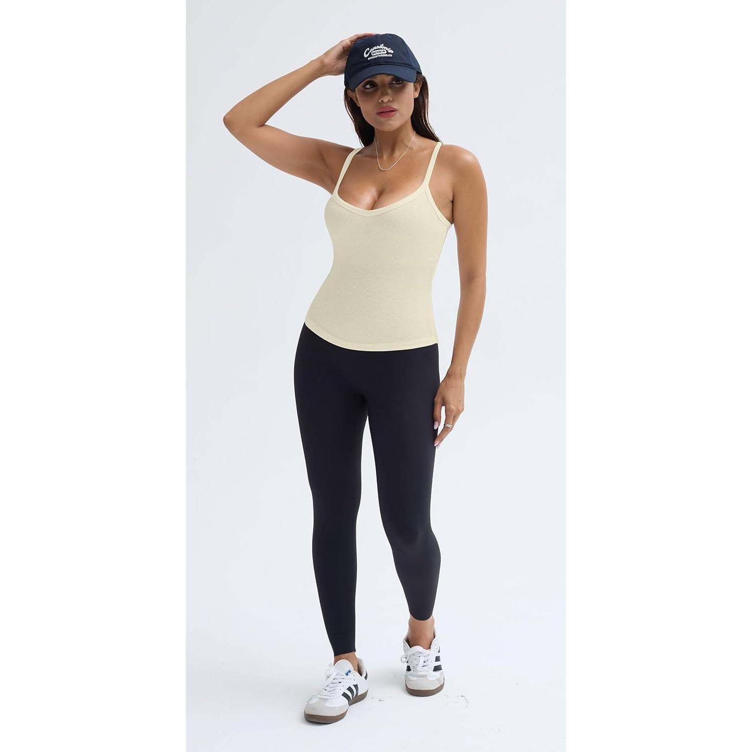 Camiseta Sin Mangas para Mujeres SVALIY XX-Large Albaricoque