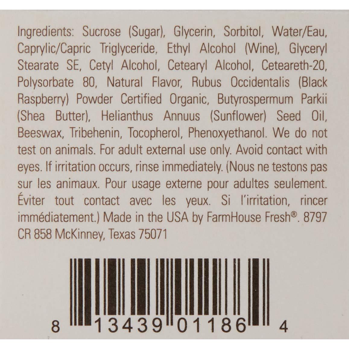 Exfoliante Labial de Vino de Mora FarmHouse Fresh 80g