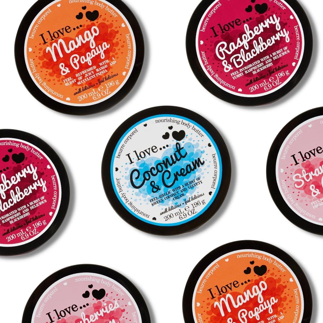 Manteca Corporal Nutritiva I Love Cosmetics 200ml Frambuesa Mora