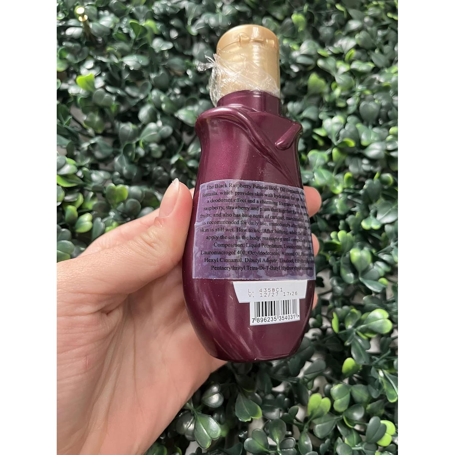 Aceite Corporal Pasión de Frambuesa Negra 100 ml