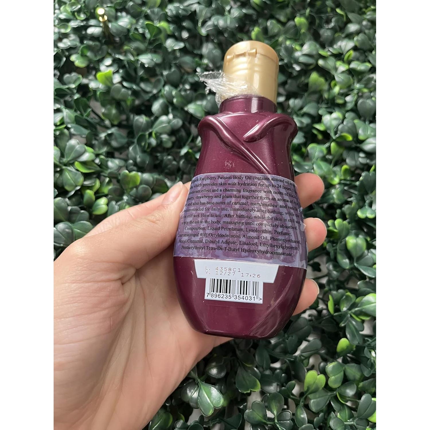 Aceite Corporal Pasión de Frambuesa Negra 100 ml