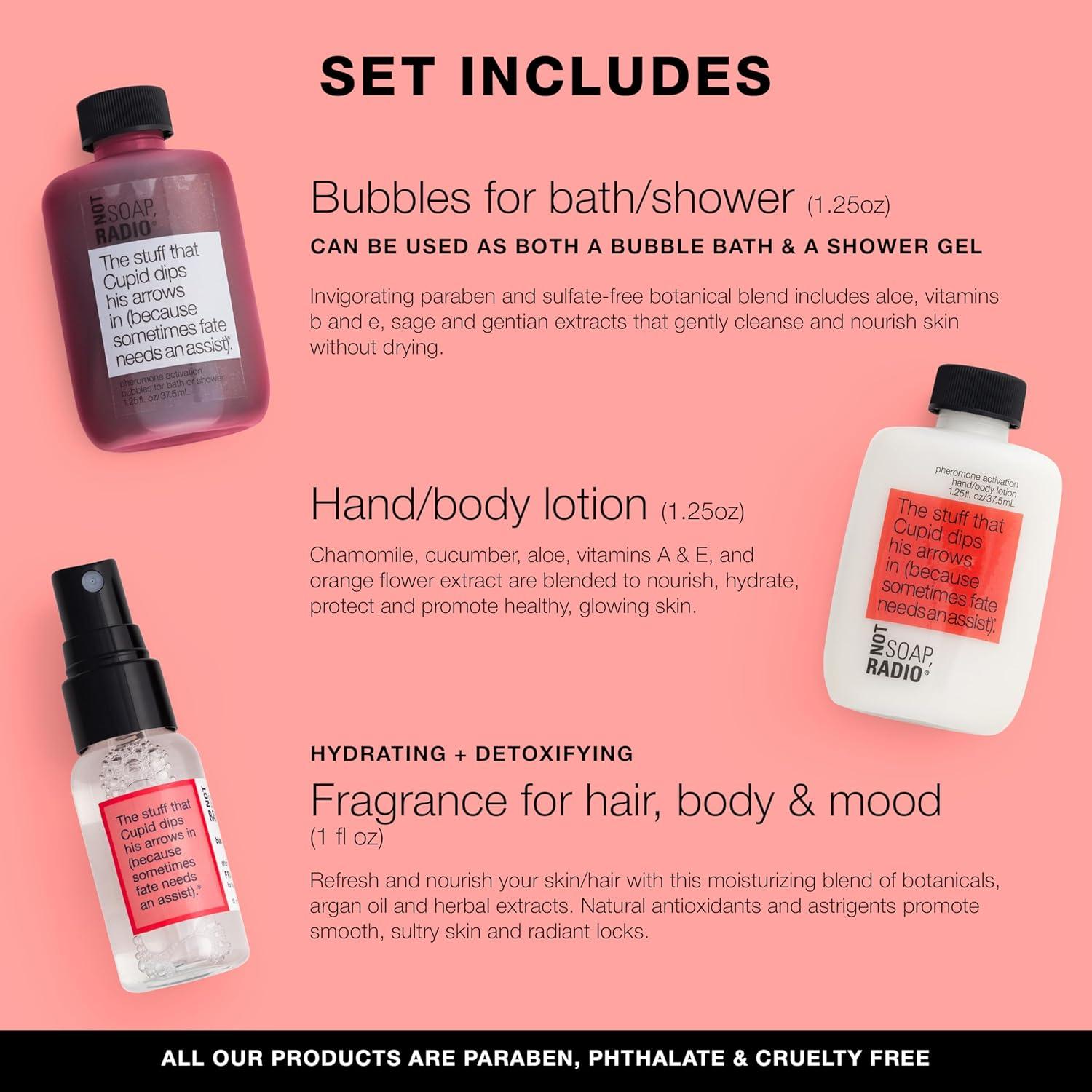 Mini Set de Regalo Not Soap, Radio - Ginseng y Moras 100 ml