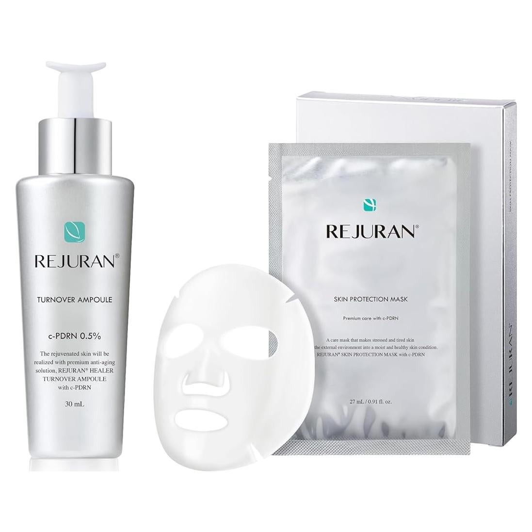 REJURAN c-PDRN Ampoule 30 ml + Mascarilla Hidratante 5-Pack
