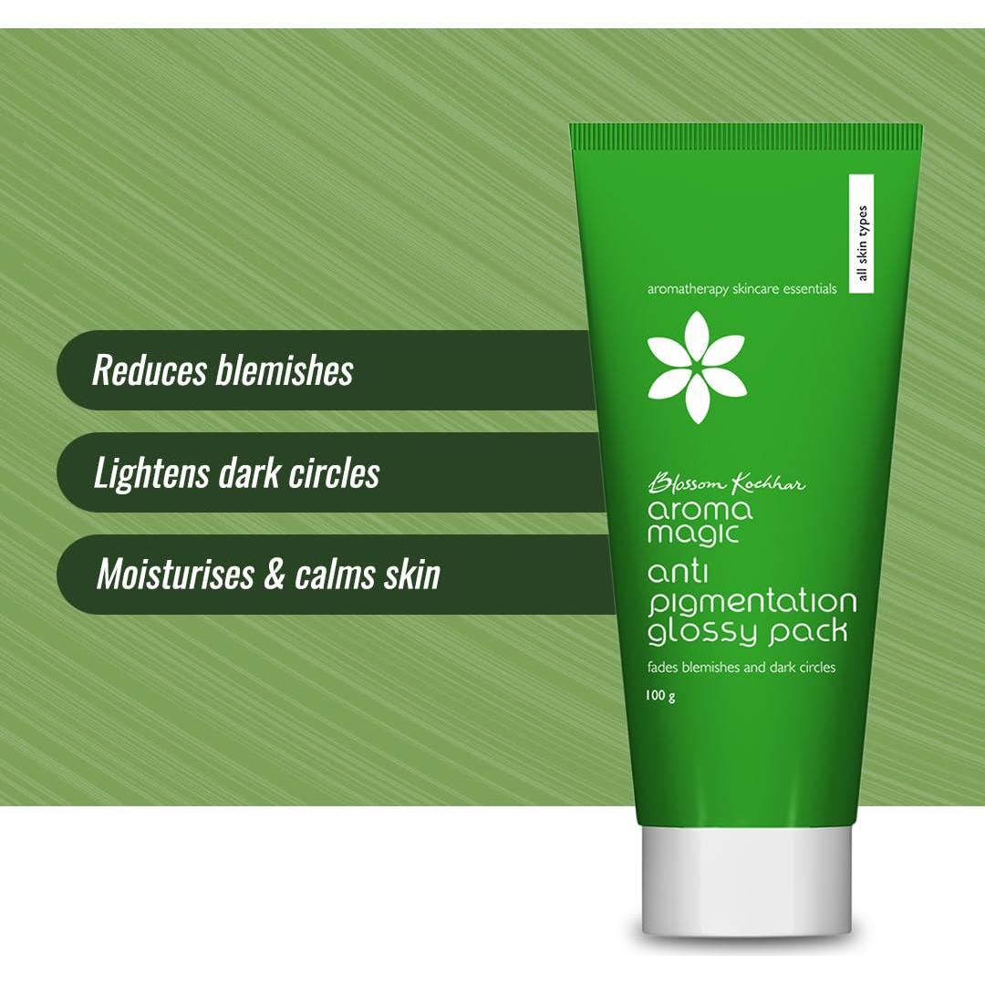 Aroma Magic Paquete Brillante Anti Pigmentación 100g - Reduce Manchas y Ojeras