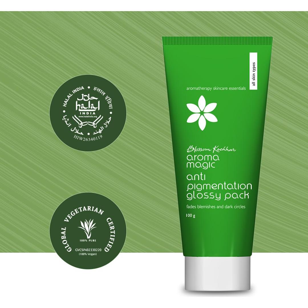 Aroma Magic Paquete Brillante Anti Pigmentación 100g - Reduce Manchas y Ojeras