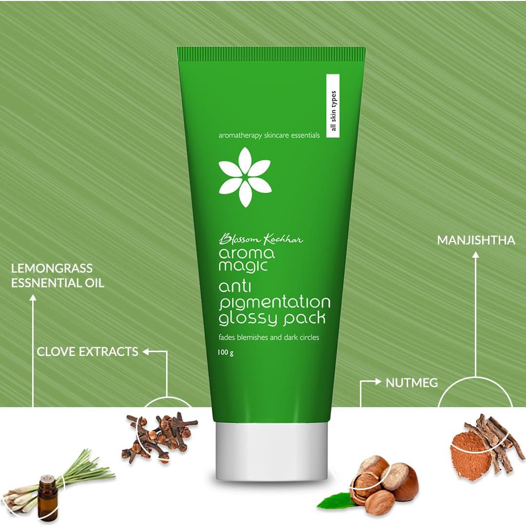 Aroma Magic Paquete Brillante Anti Pigmentación 100g - Reduce Manchas y Ojeras