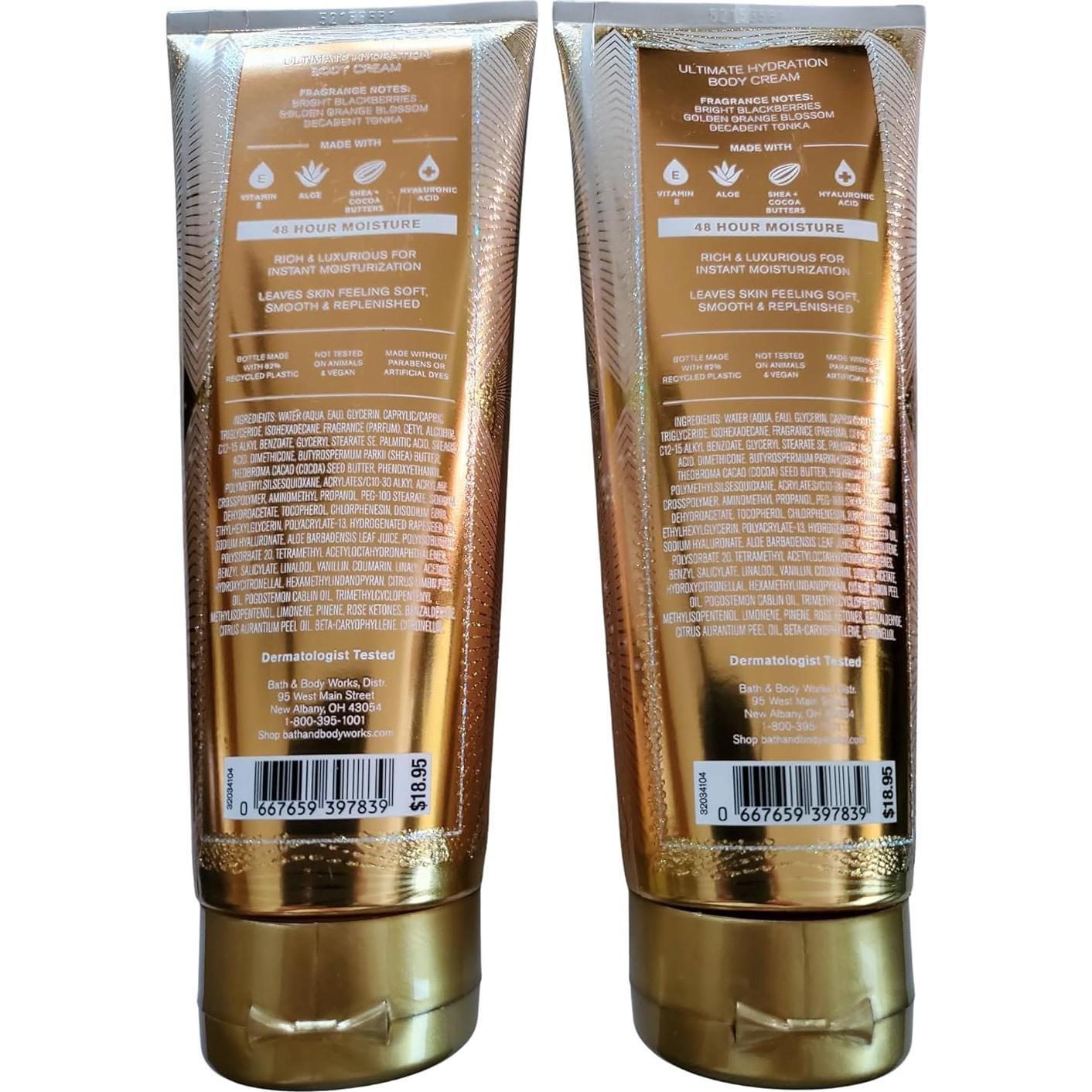Crema Corporal Hidratante Baño y Cuerpo Obras 2x226g