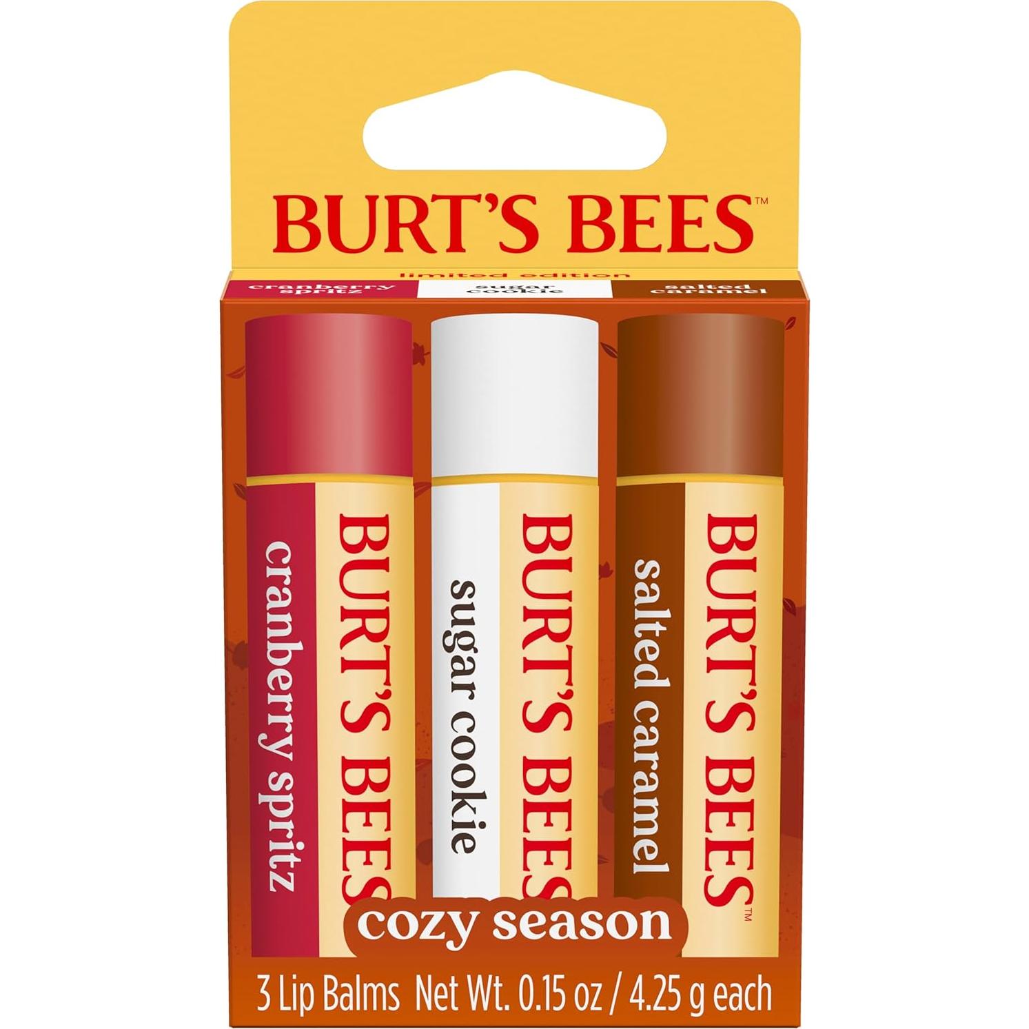 Conjunto de bálsamos labiales Burt's Bees 3 sabores 4.25 g