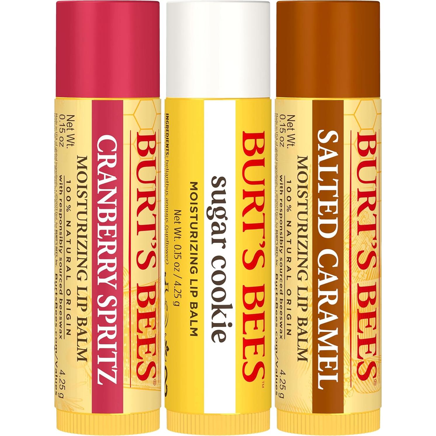Conjunto de bálsamos labiales Burt's Bees 3 sabores 4.25 g