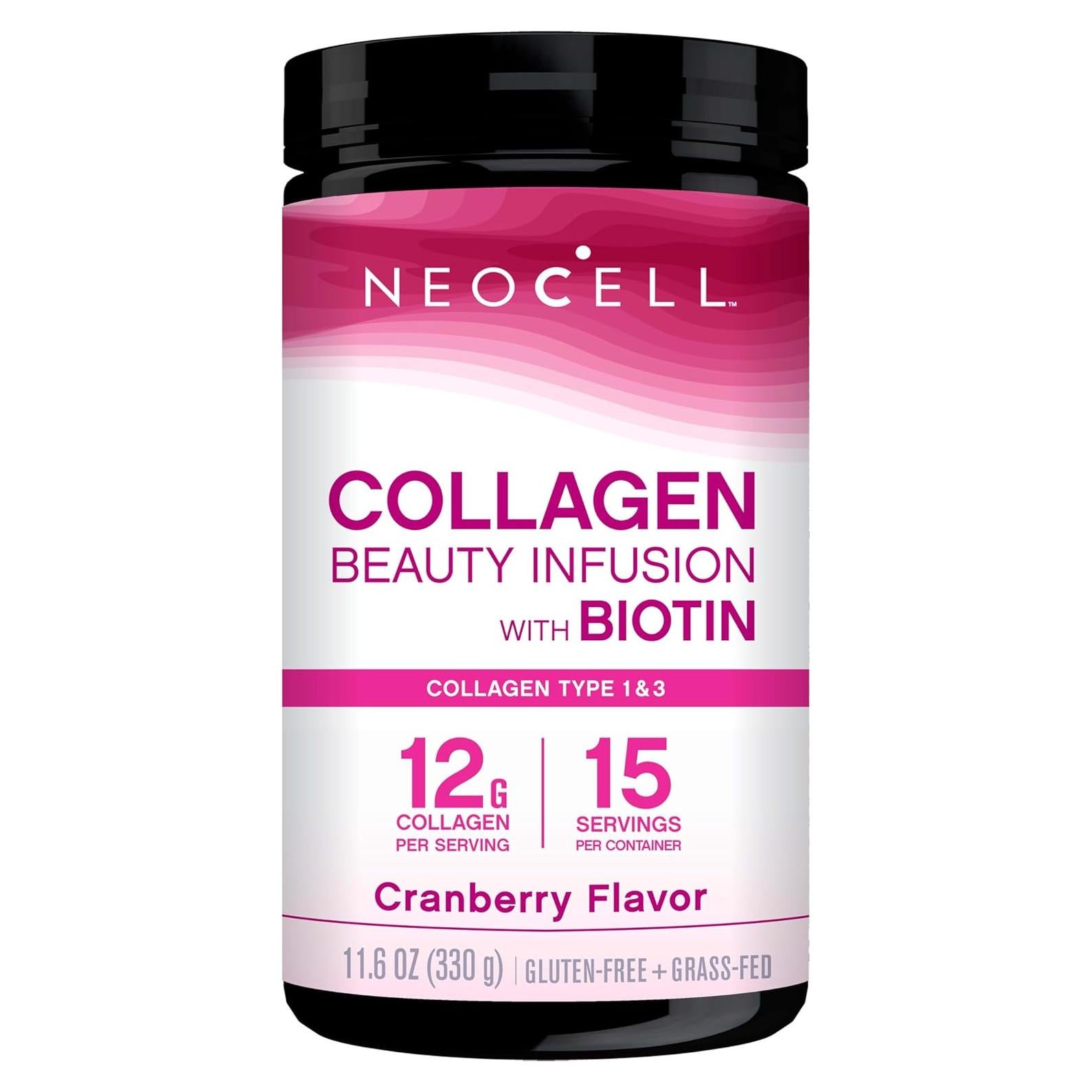 Suplemento de Colágeno NeoCell con Biotina 329 g - Piel y Cabello