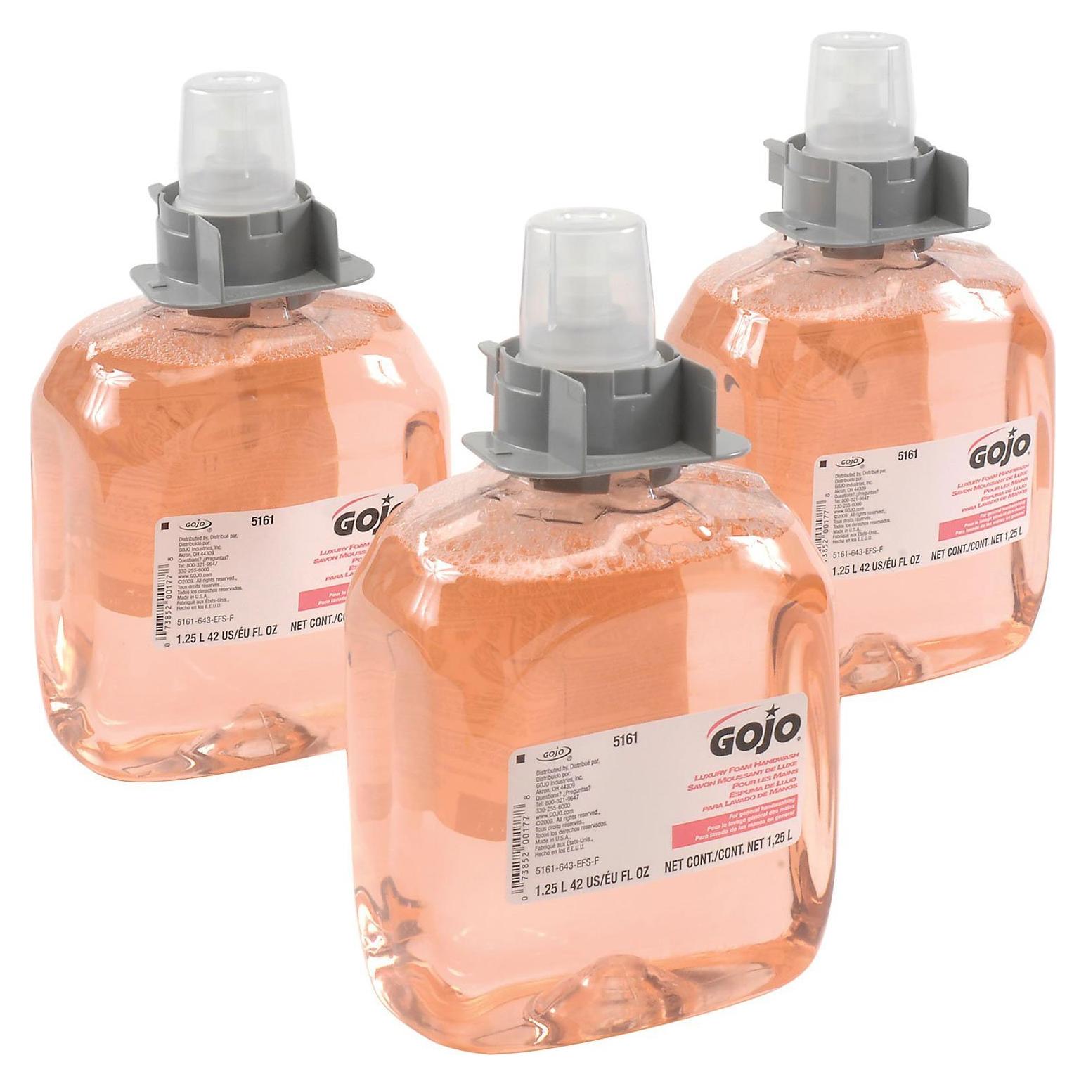 Recarga Jabón Espumoso GOJO FMX-12 1250 mL Aroma Arándano - Paquete de 3