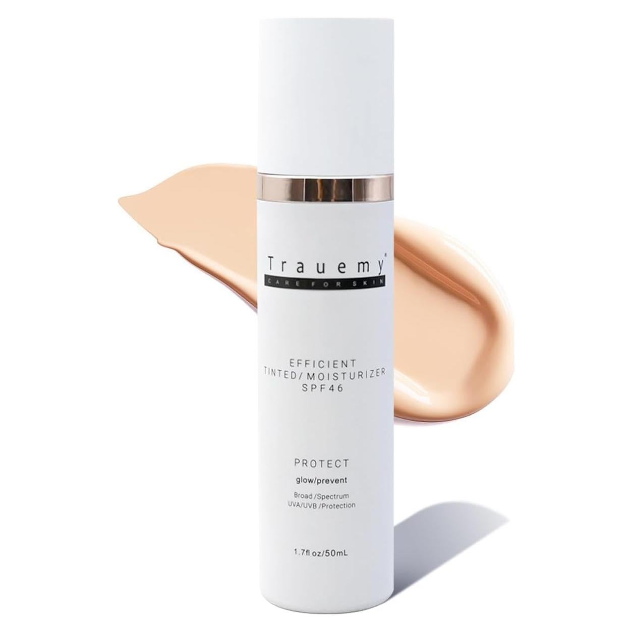 Hidratante Facial Tinte SPF 46 Trauemy - 48.2g