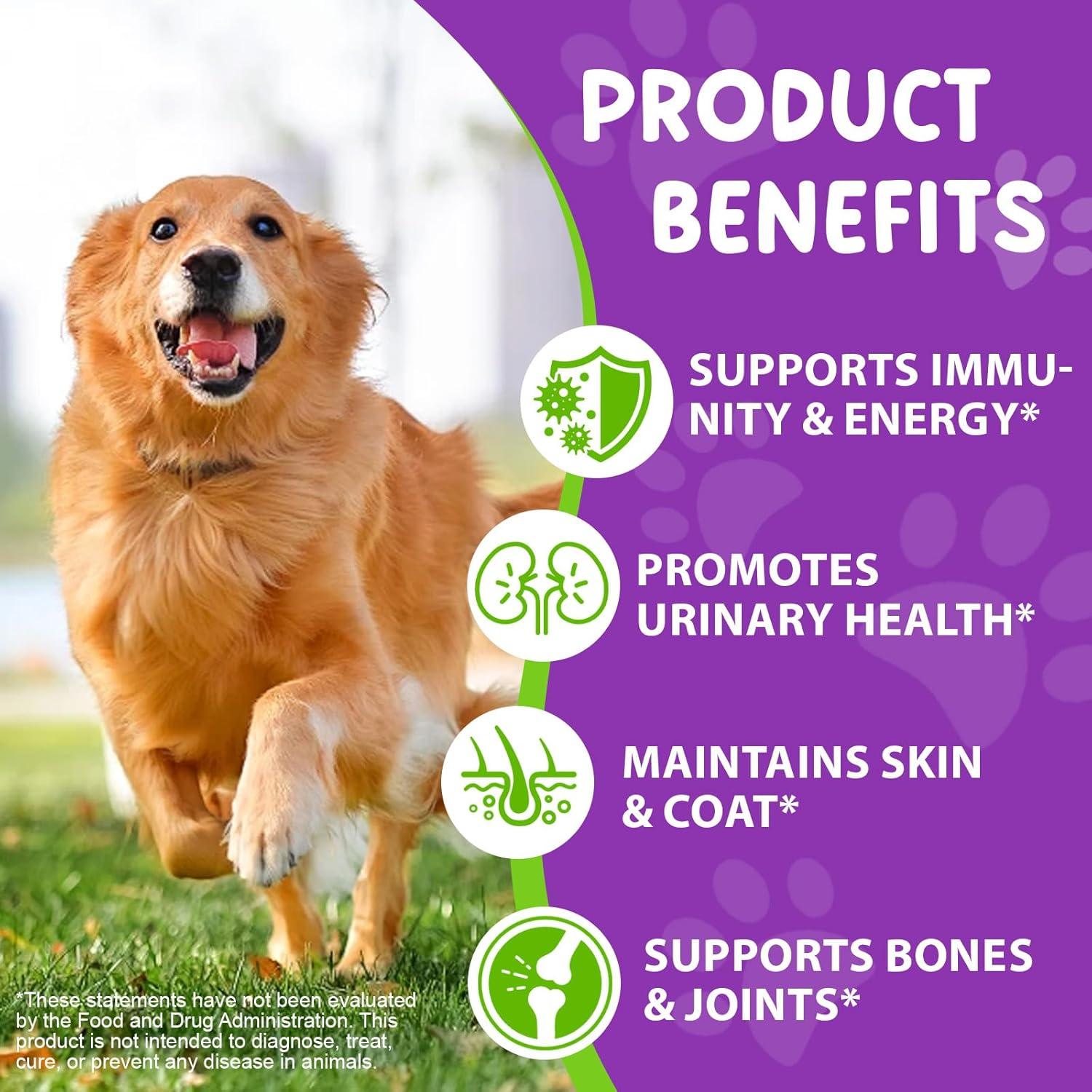 Gotas Multivitamínicas para Perros Vceeoy 15 en 1 Salud Piel Articulaciones