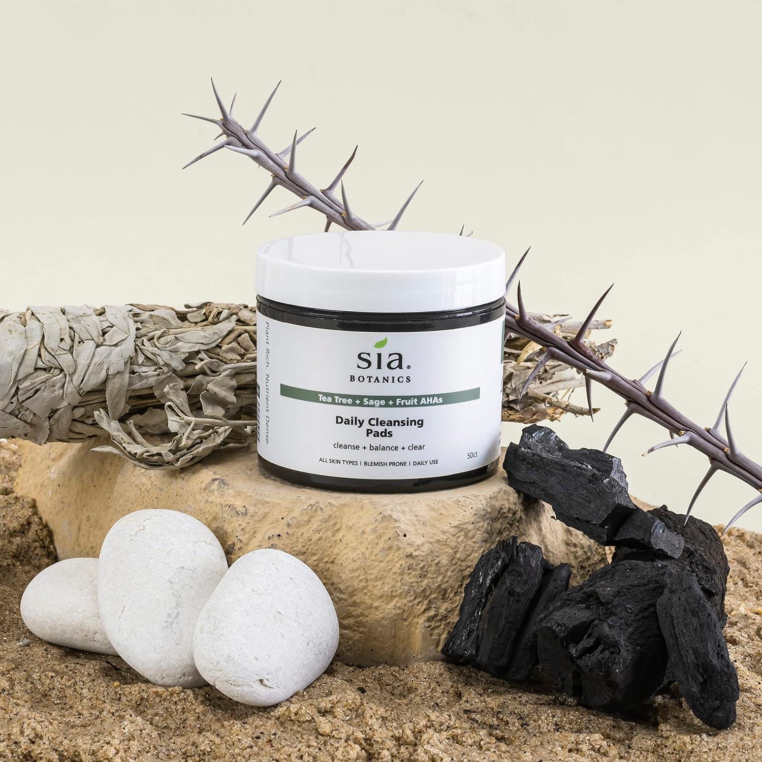 Almohadillas Limpiadoras Diarias Sia Botanics 50ct - Árbol de Té