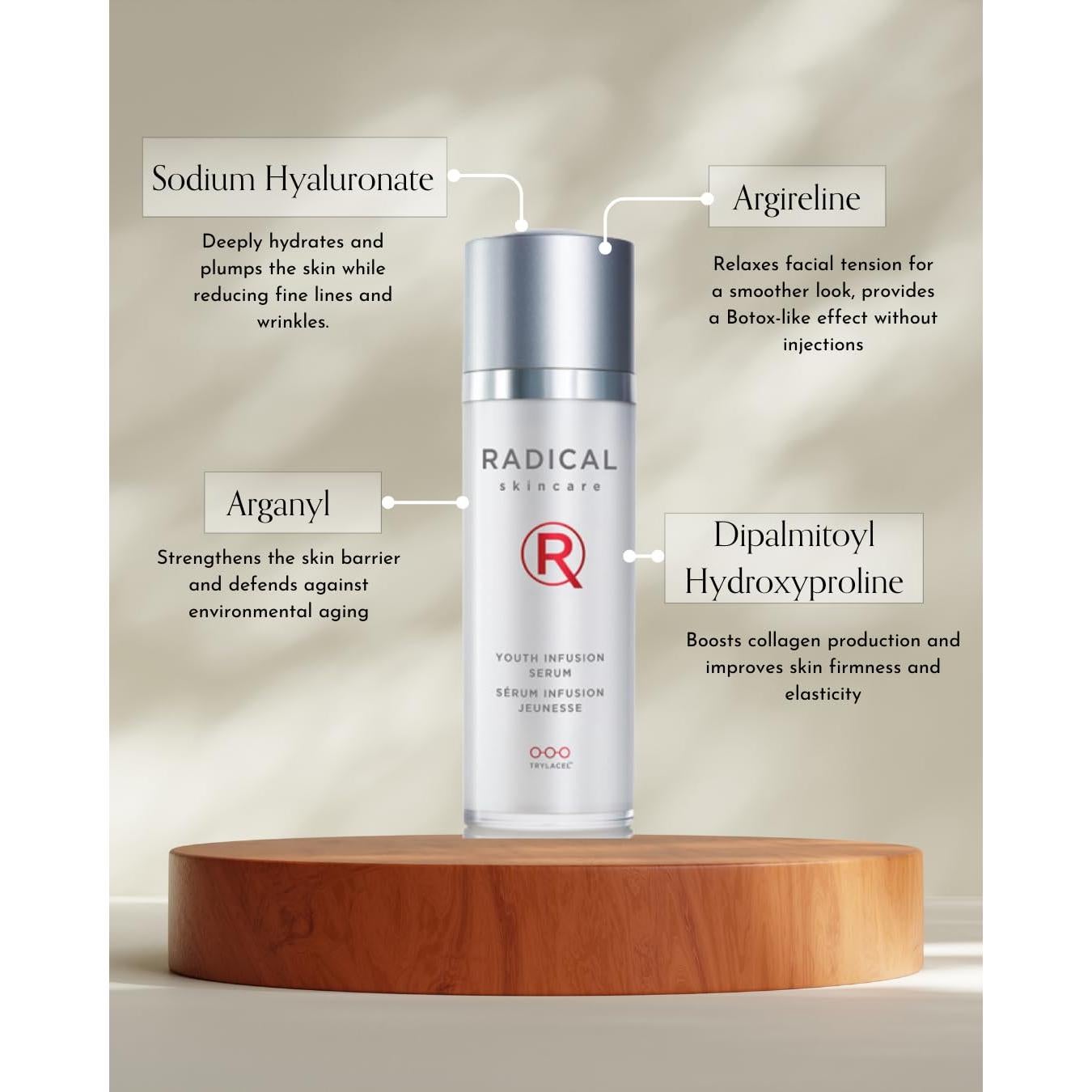 Suero de Infusión Juvenil Radical Skincare 29.57 ml - Hidratante Antienvejecimiento