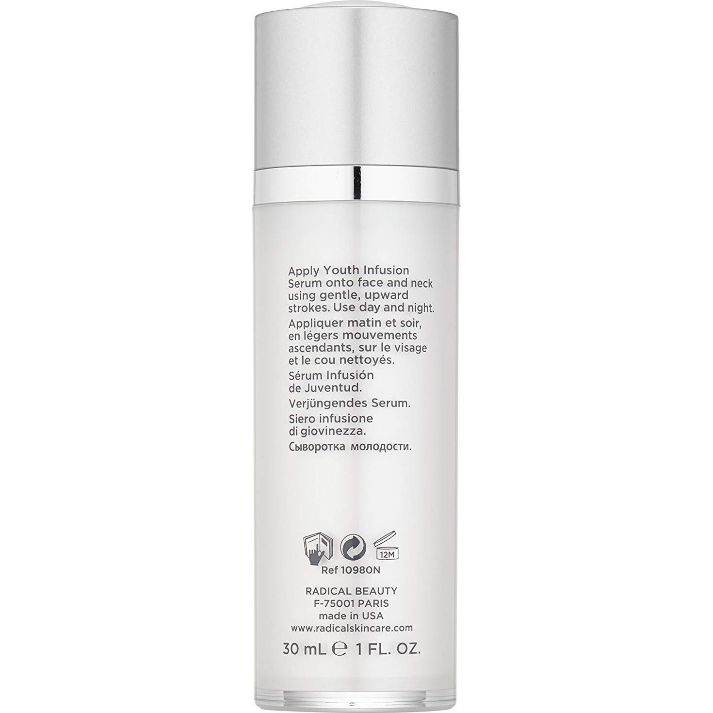 Suero de Infusión Juvenil Radical Skincare 29.57 ml - Hidratante Antienvejecimiento