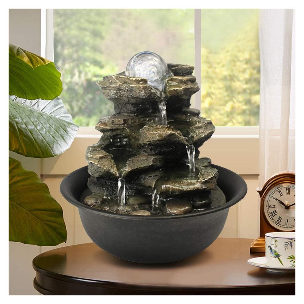 Fuente de Mesa Zen BBabe con Luz LED y Bomba Silenciosa