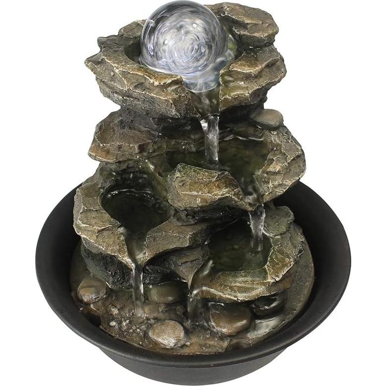 Fuente de Mesa Zen BBabe con Luz LED y Bomba Silenciosa