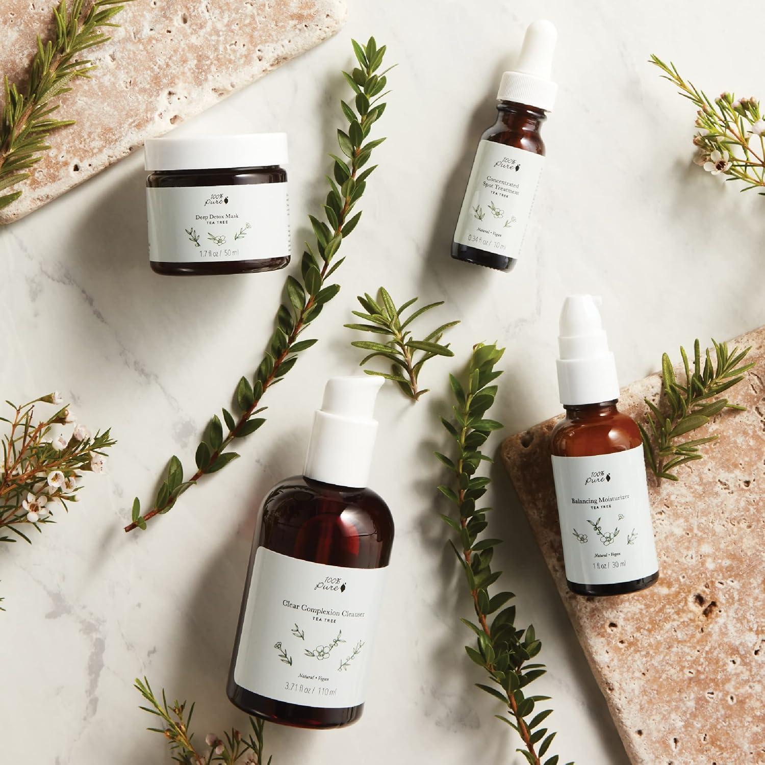 Mascarilla Facial 100% PURO Árbol de Té 48.2g - Vegana