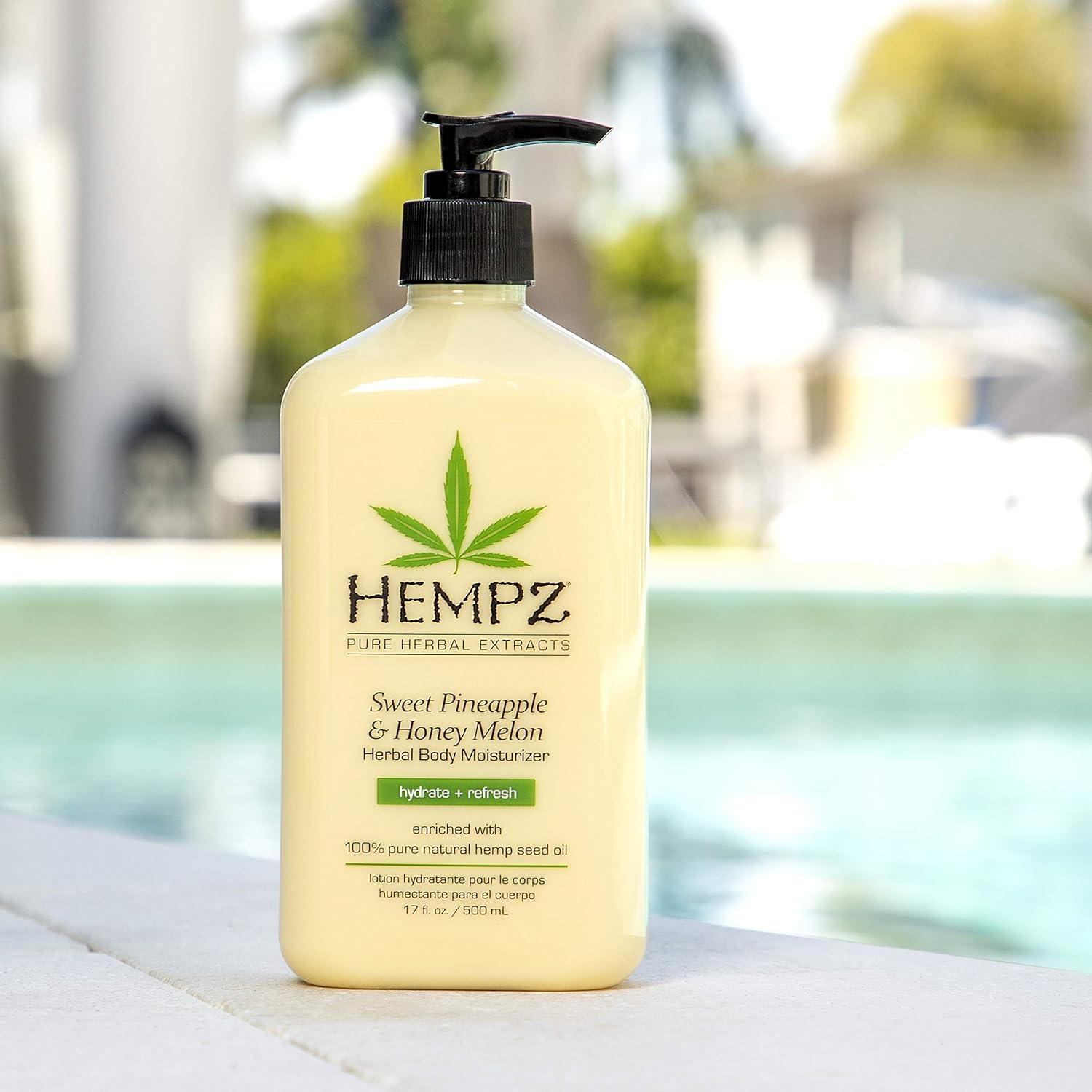 Loción Hidratante Corporal Hempz Piña y Melón 482 g