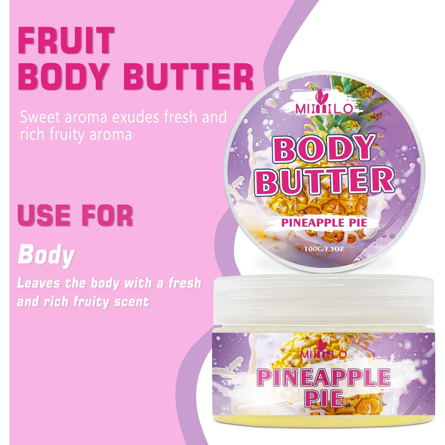 Mantequilla Corporal Body Glaze Piña 2x200g Hidratante