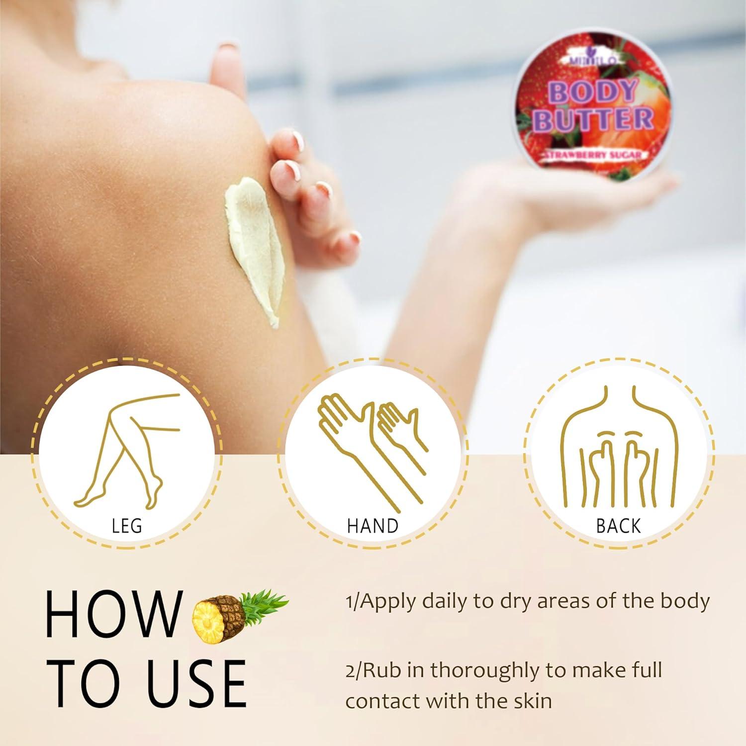 Mantequilla Corporal Body Glaze Piña 2x200g Hidratante