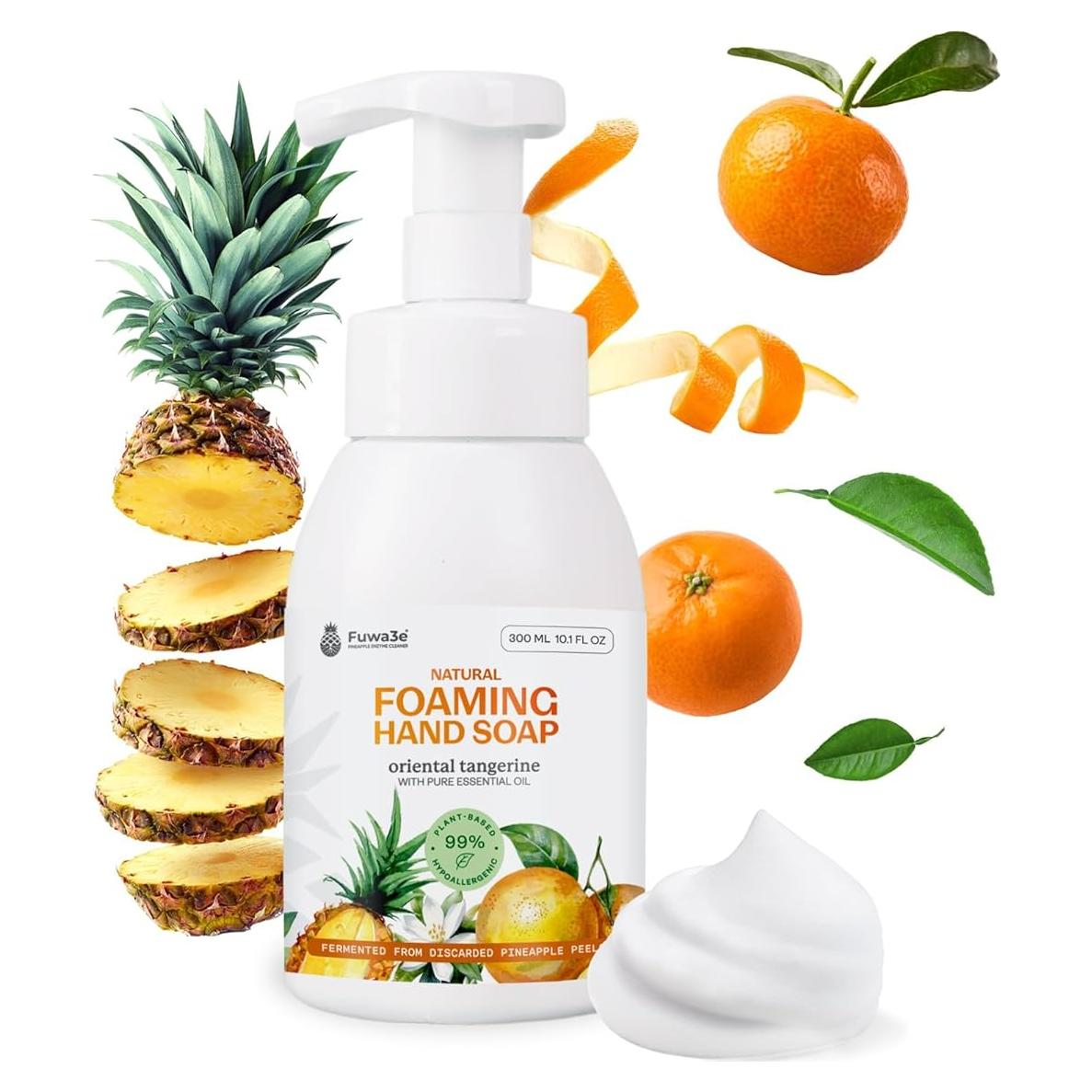 Jabón de Manos Espumoso Fuwa3e 286ml Natural Mandarina