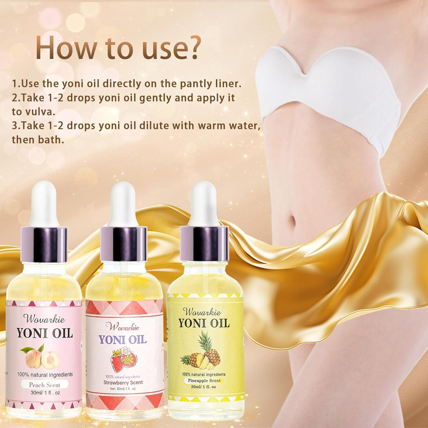 Aceite Yoni Wovarkie Natural 3PCS - Hidratante Femenino 259g