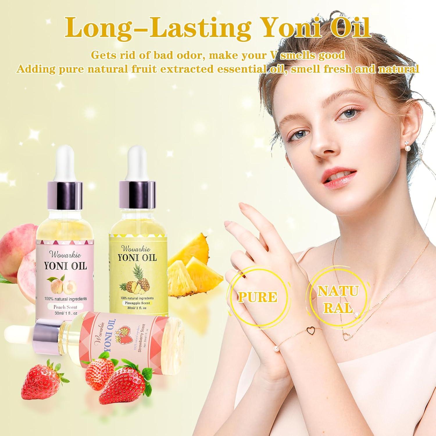 Aceite Yoni Wovarkie Natural 3PCS - Hidratante Femenino 259g