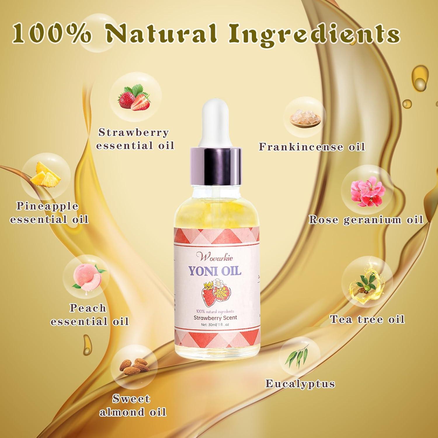 Aceite Yoni Wovarkie Natural 3PCS - Hidratante Femenino 259g