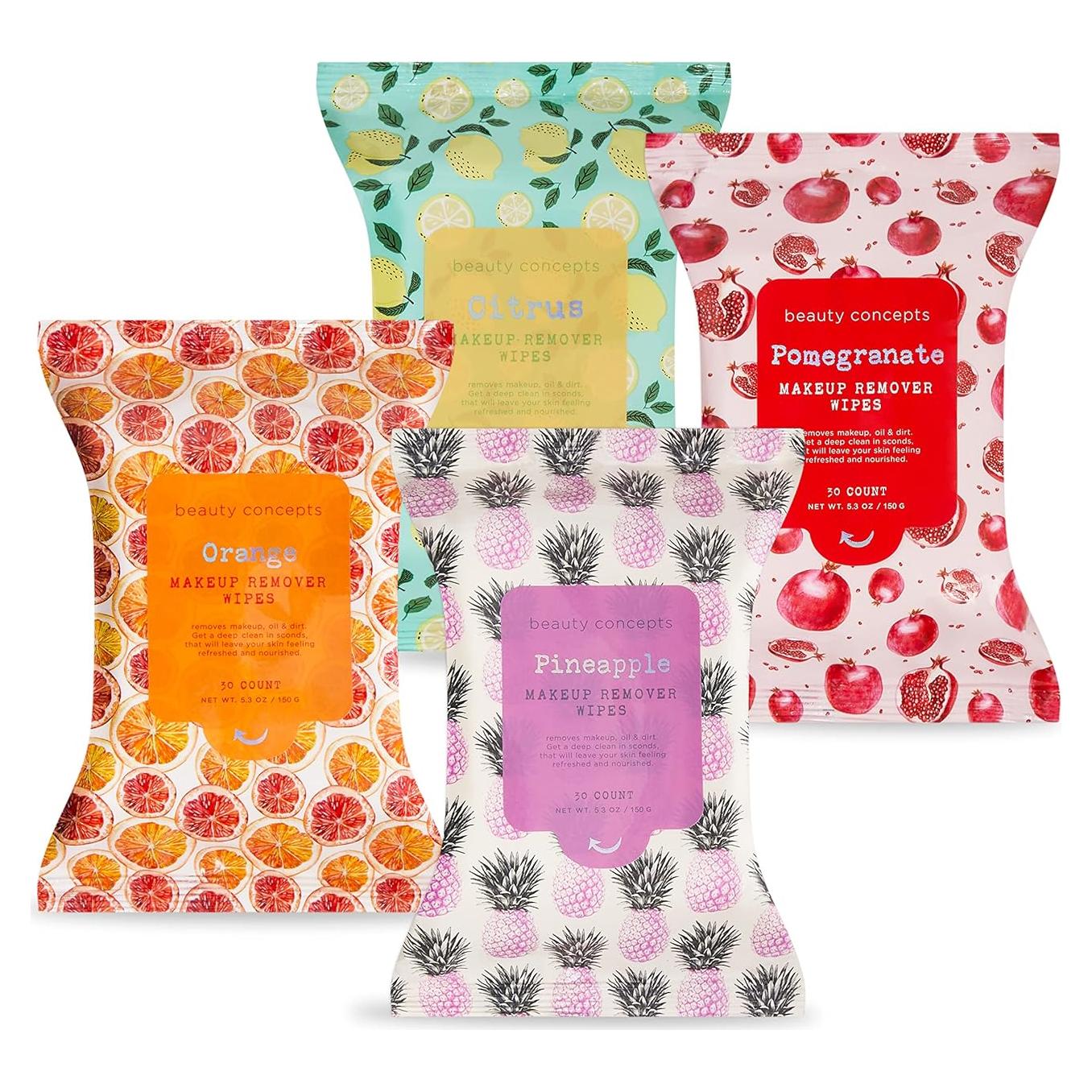 Toallitas Faciales Beauty Concepts - 120 Piezas, 4 Fragancias