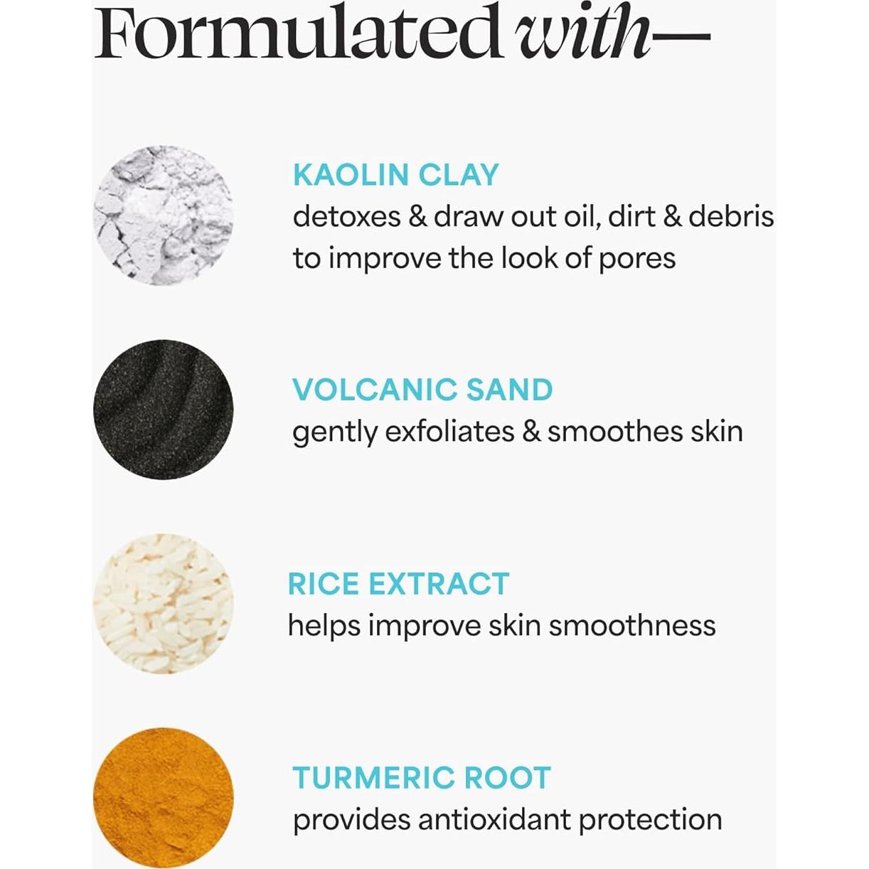 TULA Máscara Exfoliante Detox 48g - Vitamina E y Arcilla