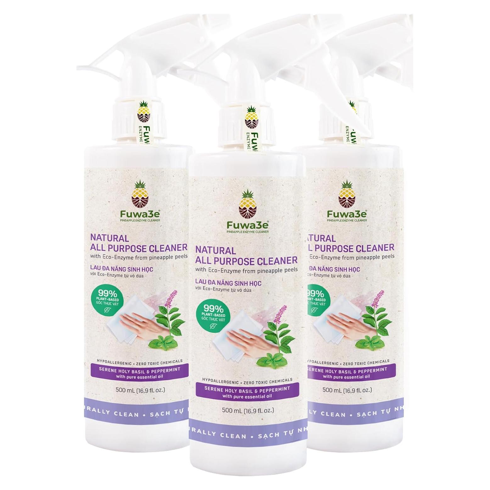 Limpiador Multiusos Natural Fuwa3e 500ml Pack de 3 Enzima Piña