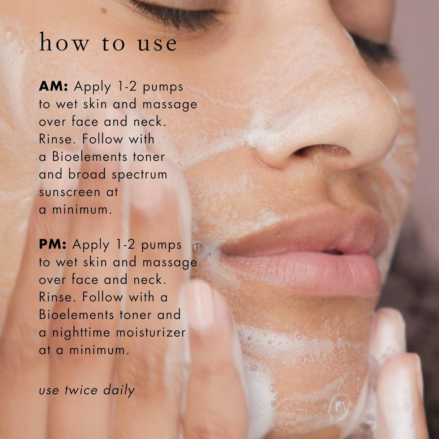 Limpiador Espumoso Bioelements 192.5 ml para Piel Mixta