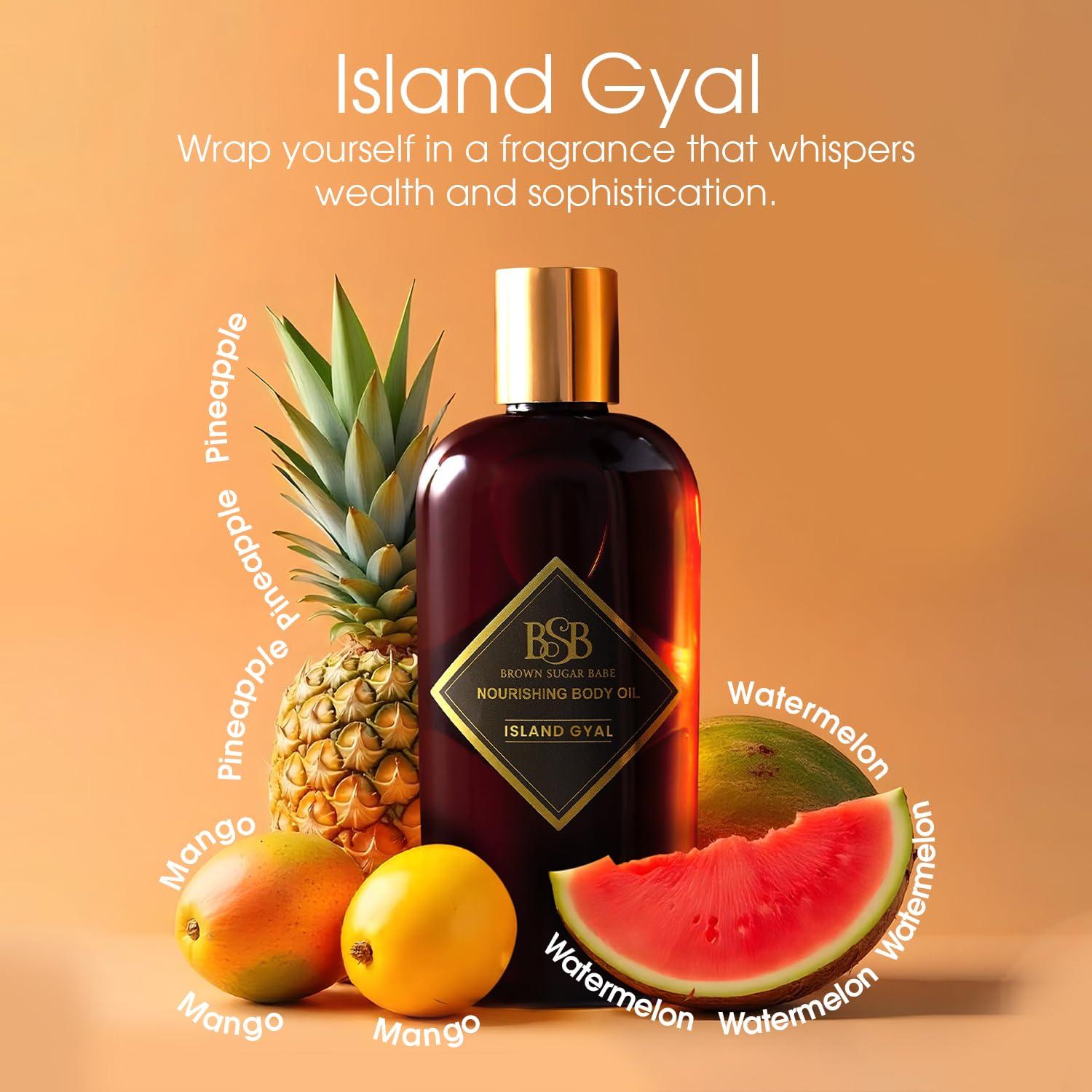 Aceite Corporal Aromatizado Brown Sugar Babe 159g - Piña, Mango y Sandía