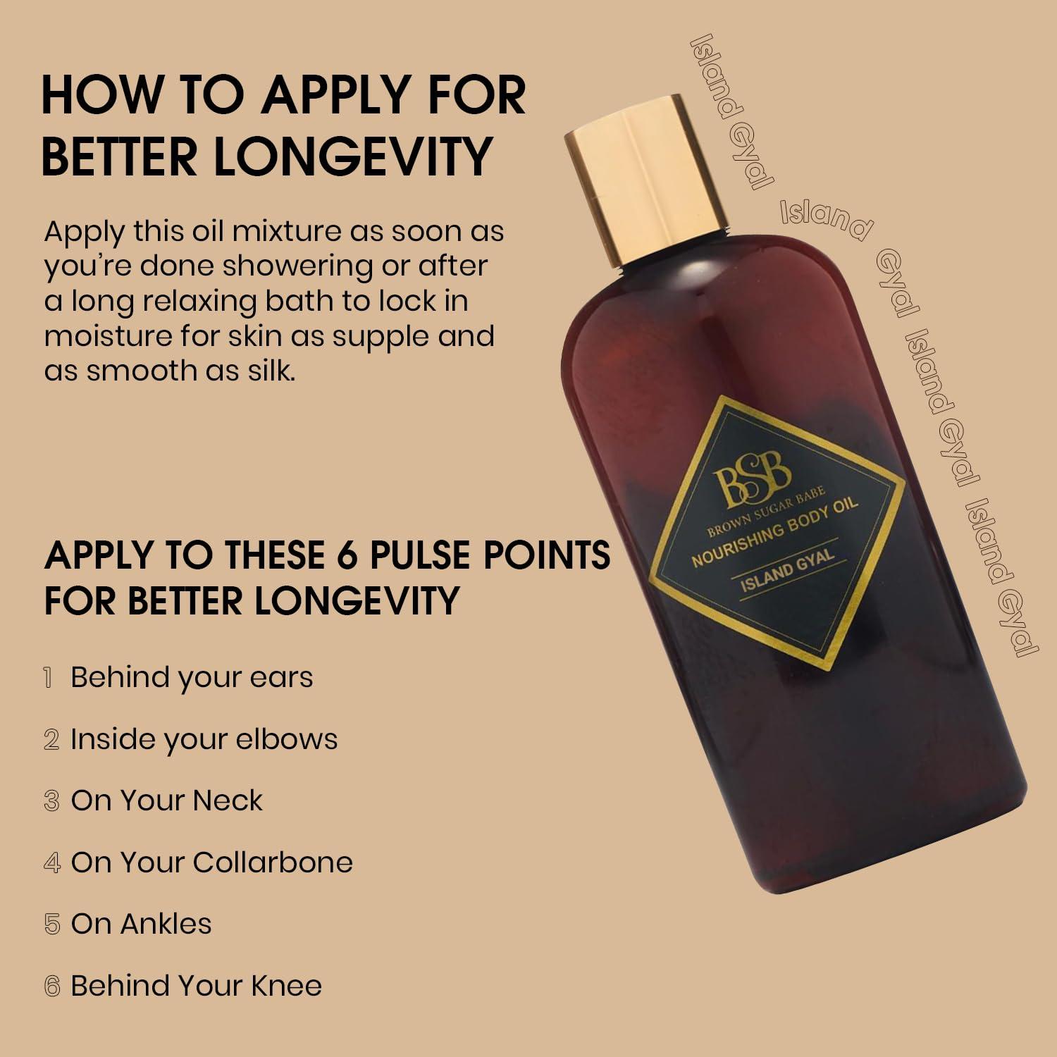 Aceite Corporal Aromatizado Brown Sugar Babe 159g - Piña, Mango y Sandía