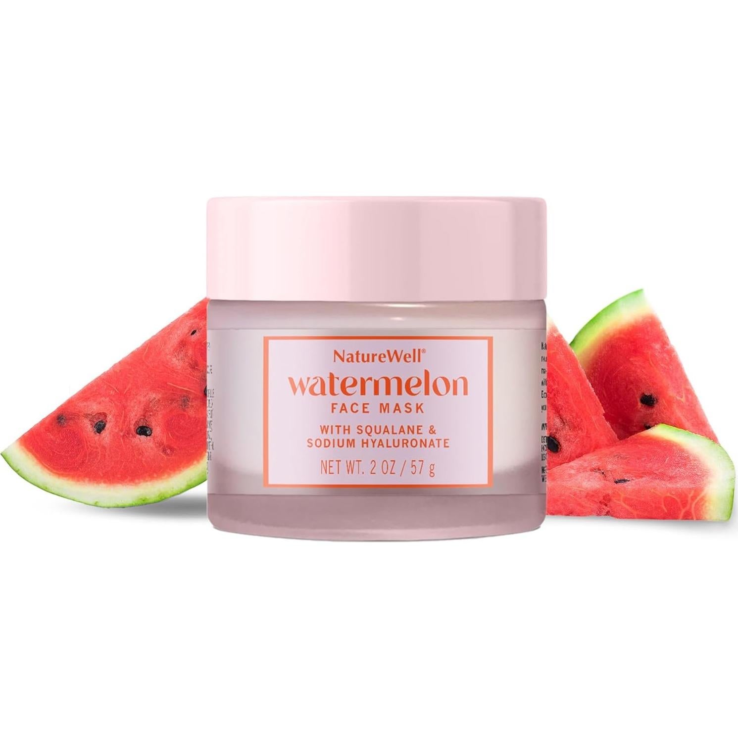 Mascarilla Facial Nature Well Sandía Hidratante 2 Unidades