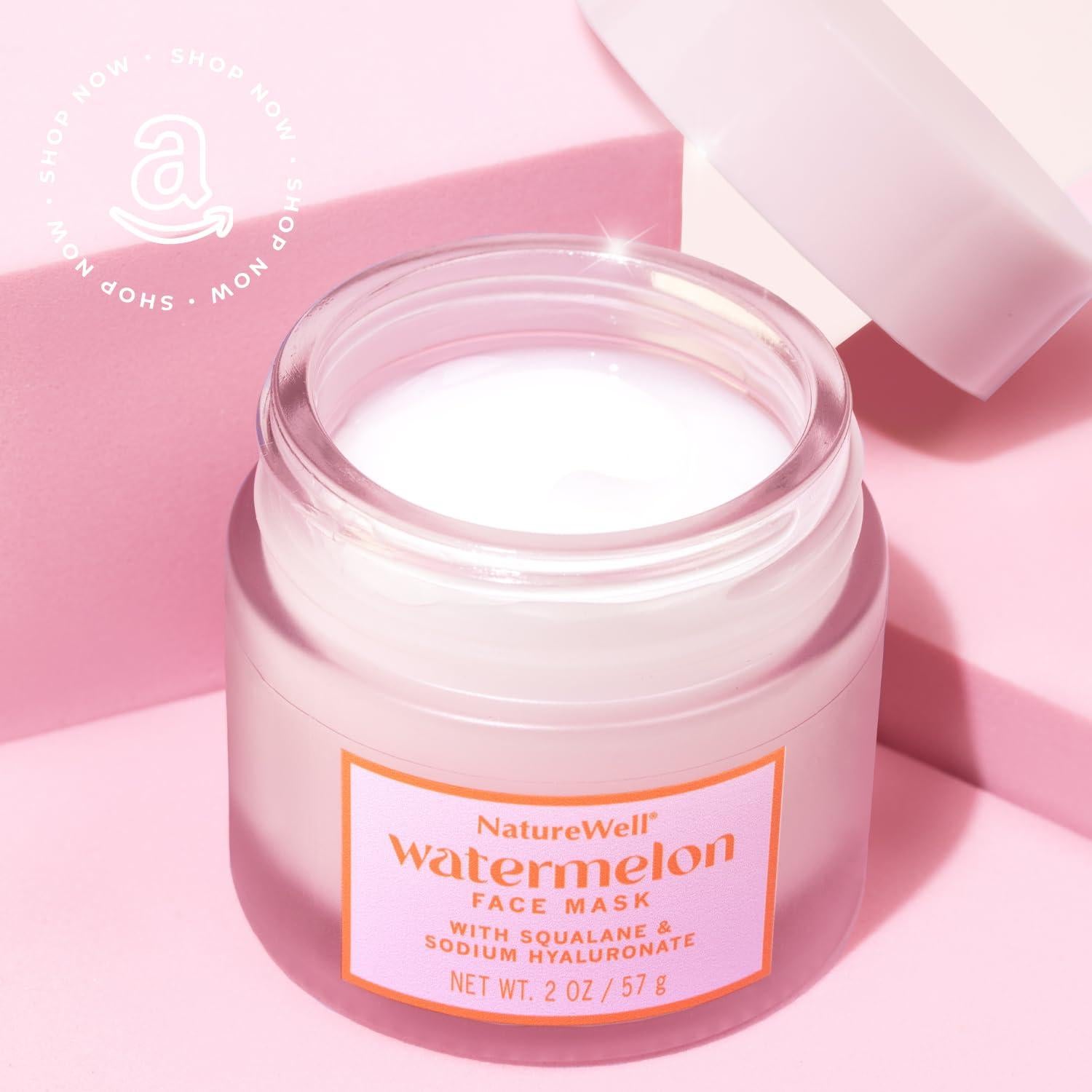 Mascarilla Facial Nature Well Sandía Hidratante 2 Unidades