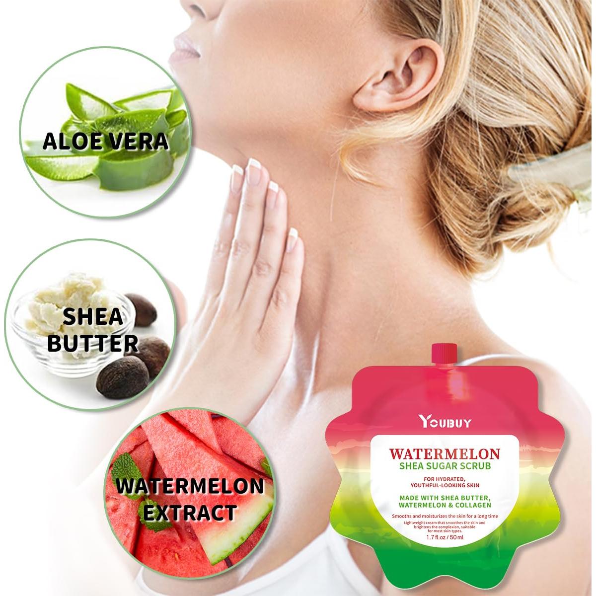 Crema Exfoliante Facial de Sandía Azmaker 40g - Suave y Natural