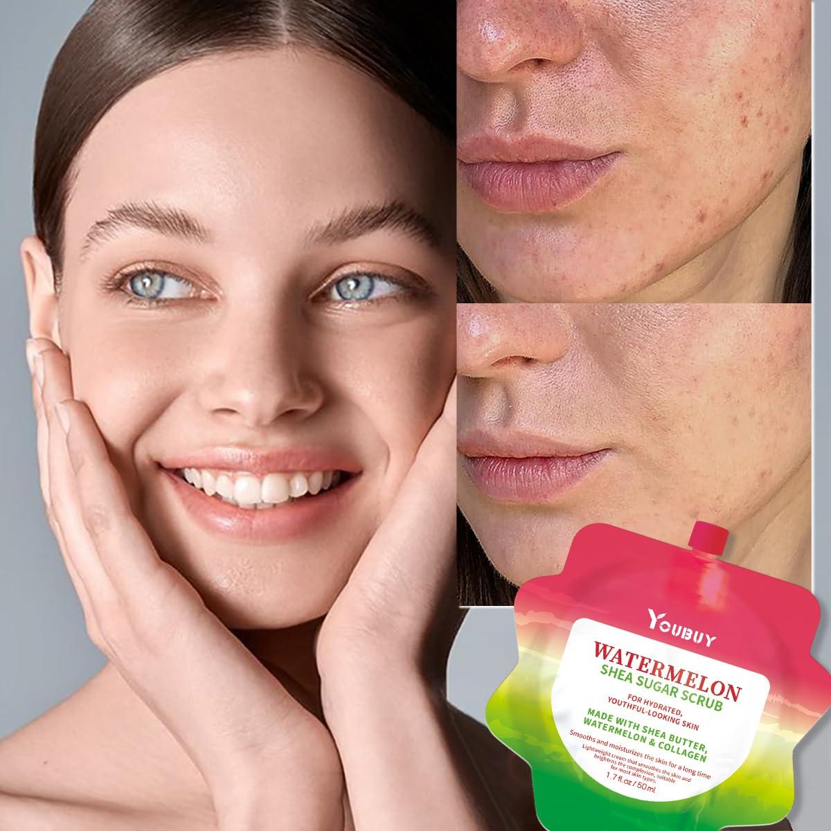 Crema Exfoliante Facial de Sandía Azmaker 40g - Suave y Natural