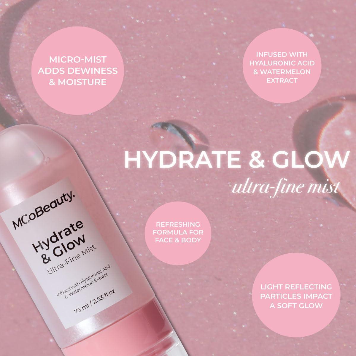 Spray Hidratante Facial y Corporal MCoBeauty 90ml - Aloe Vera y Sandía