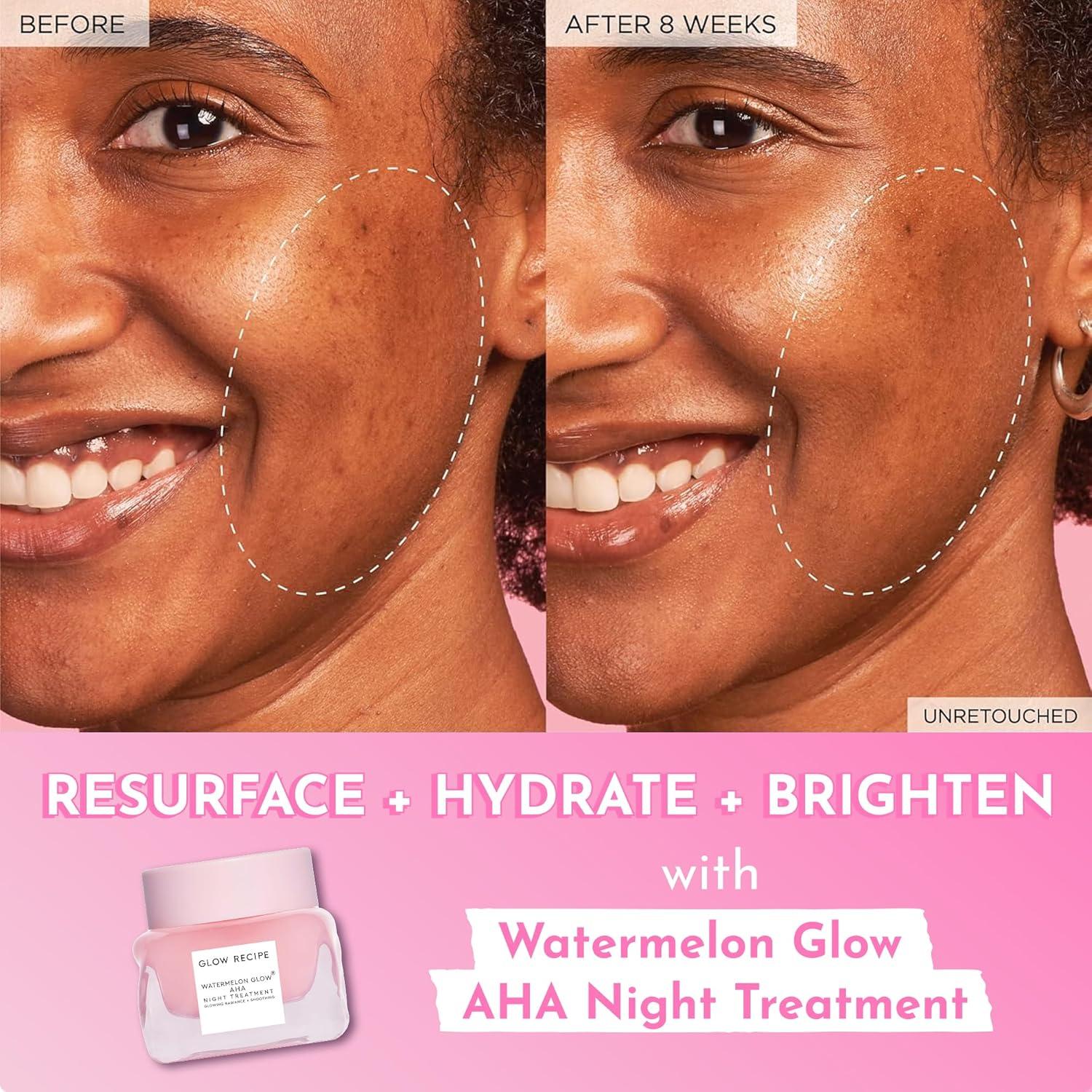 Glow Recipe Tratamiento Nocturno AHA 25ml - Máscara Rejuvenecedora