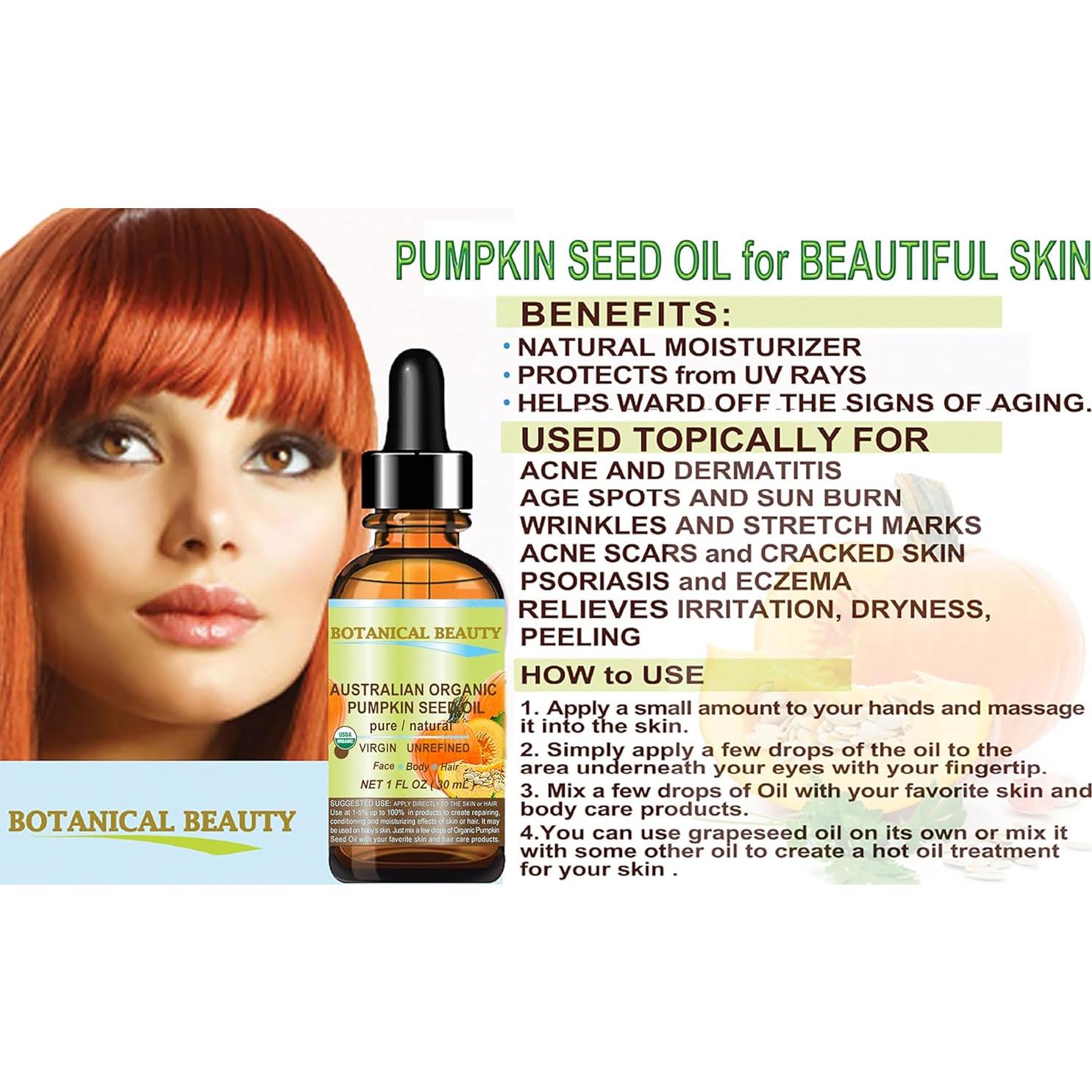 Aceite de Semilla de Calabaza Orgánico 120 ml Chateau Cosmetics