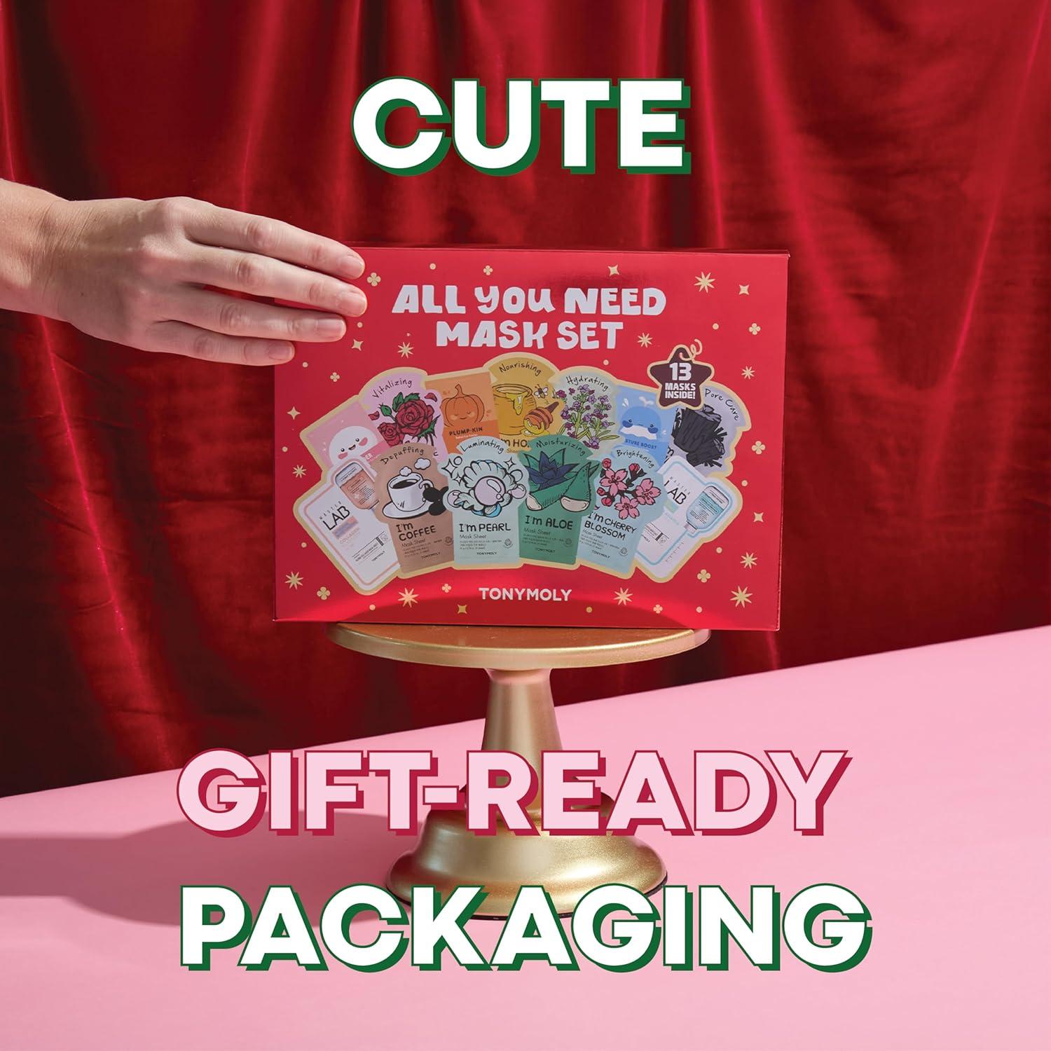 Set de Mascarillas Faciales TONYMOLY 13 Piezas Hidratantes