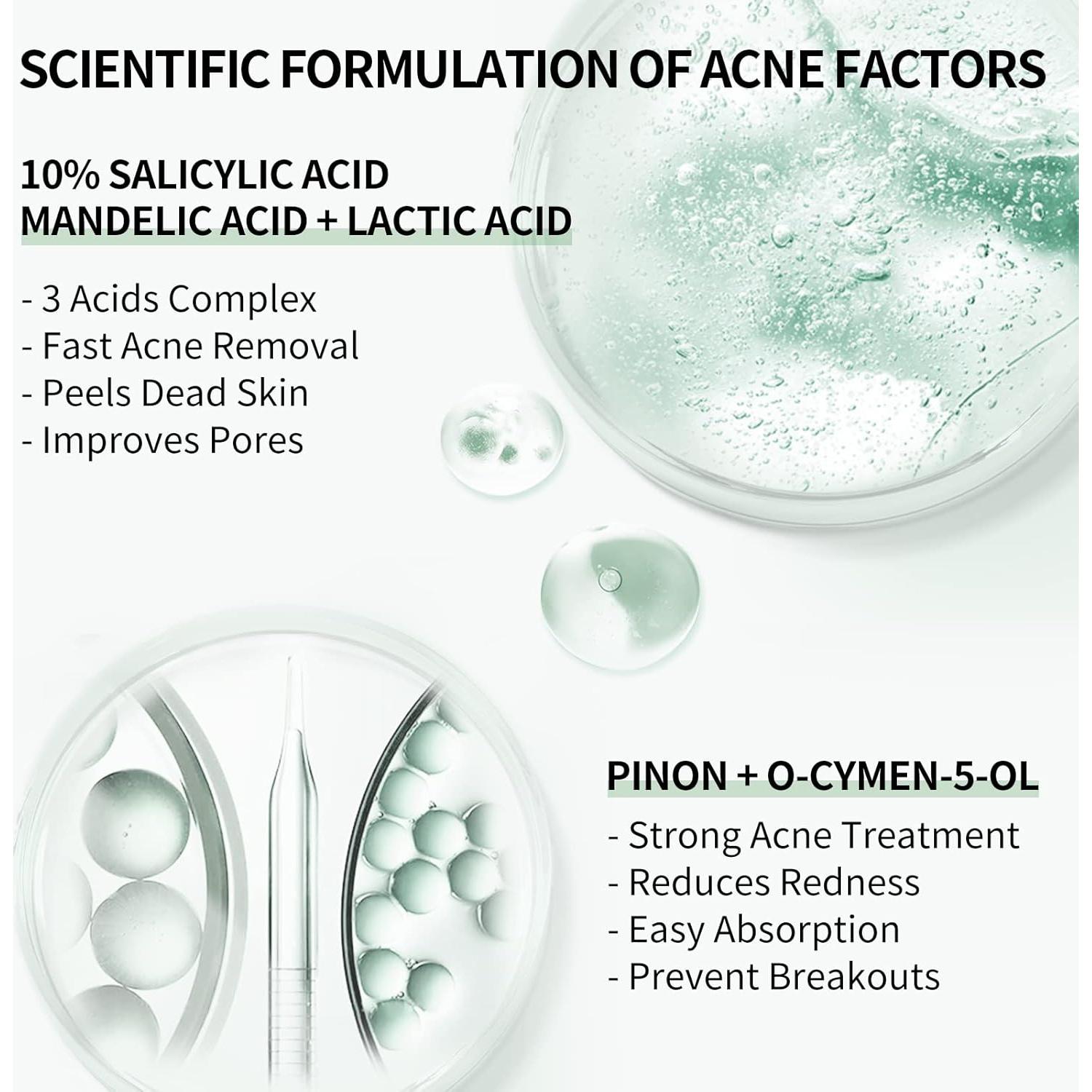 Suero de Ácido Salicílico LANBENA 10% para Acné 68g