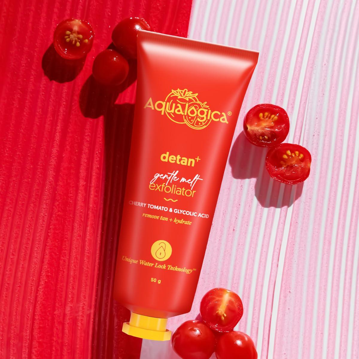 Exfoliante Facial y Corporal Aqualogica Detan+ 50g Tomate Cherry