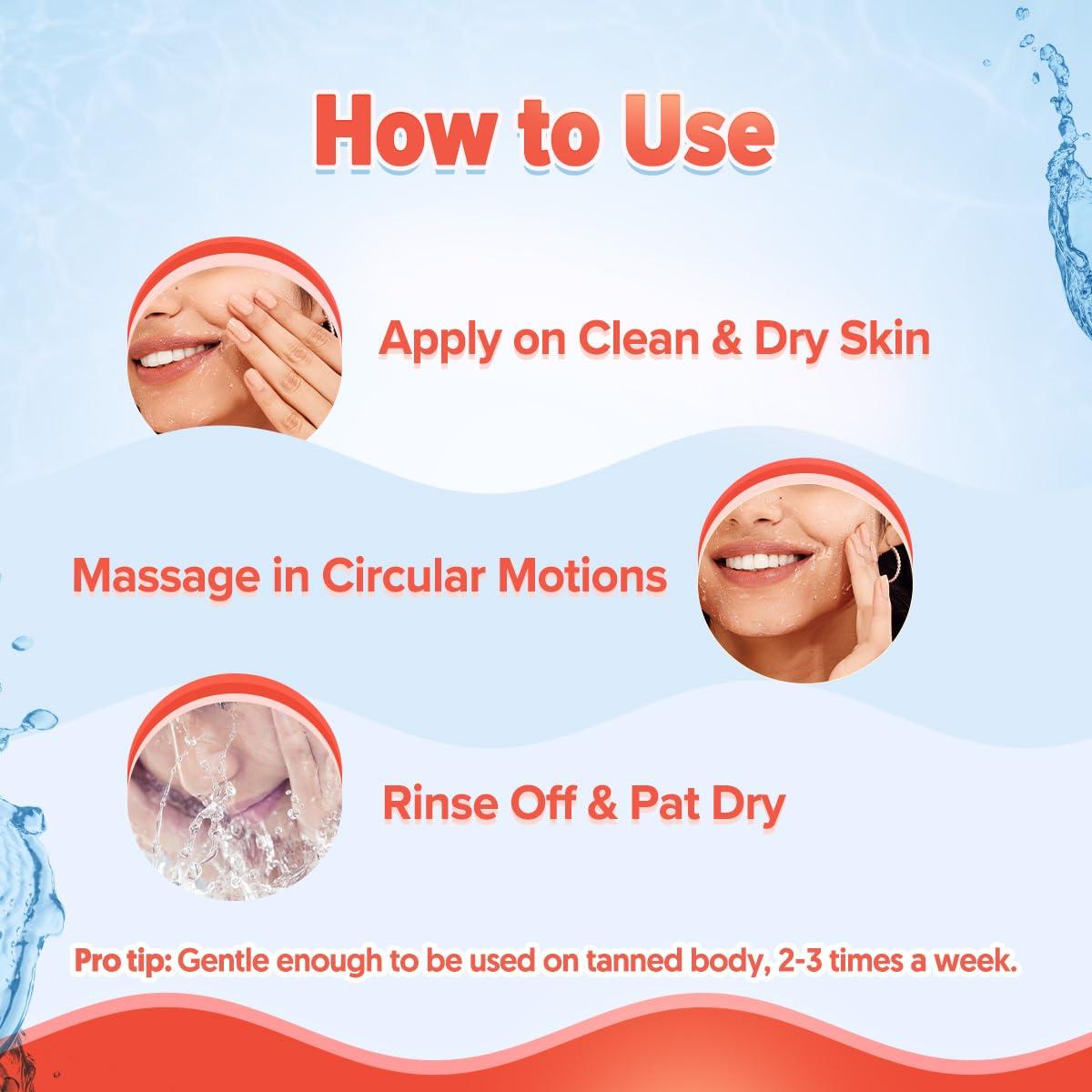 Exfoliante Facial y Corporal Aqualogica Detan+ 50g Tomate Cherry