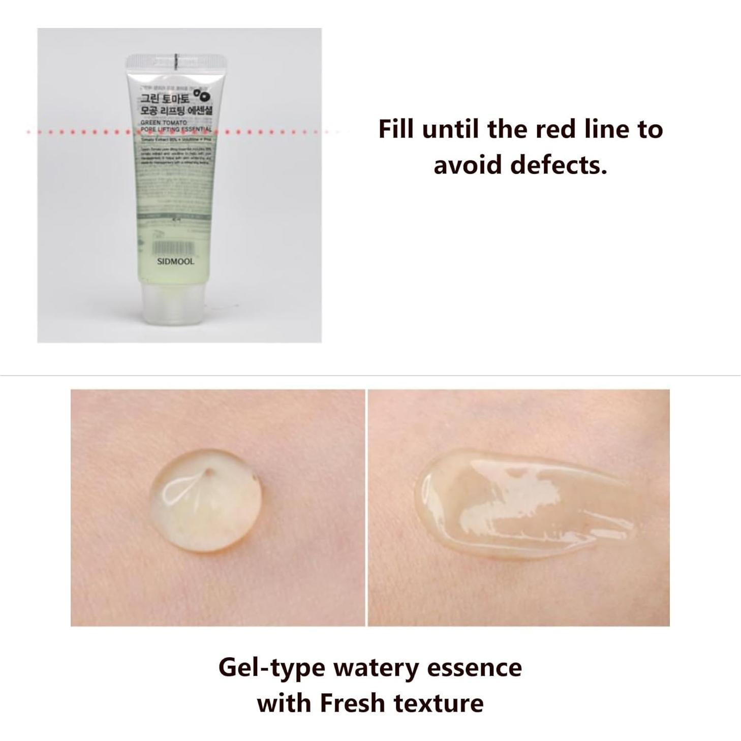 Esencia de Tensado de Poros Tomate Verde Sidmool 77g